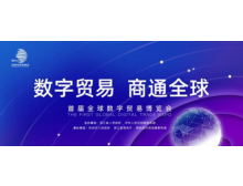 首屆全球數(shù)字貿(mào)易博覽會延期舉辦